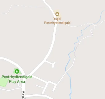 map for Ysgol Pontrhydfendigaid