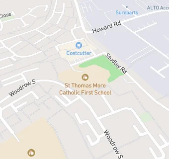 map for St Thomas More Catholic First School