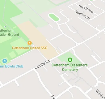 map for Cottenham Primary School