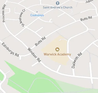 map for Warwick Community Play School