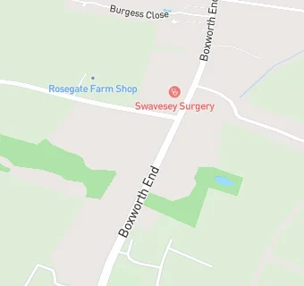 map for Swavesey Surgery