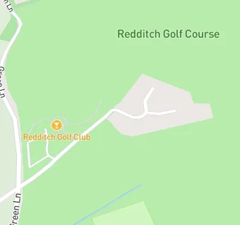 map for Redditch Golf Club