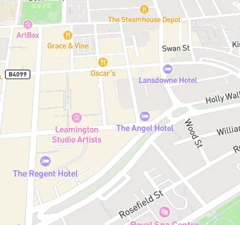 map for Regent Street Cafe