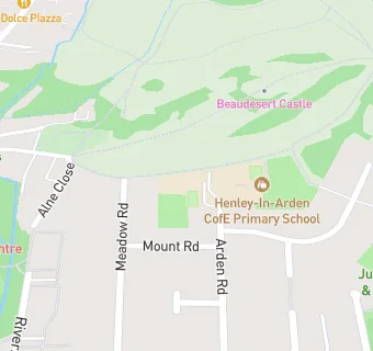 map for Henley-In-Arden CofE Primary School