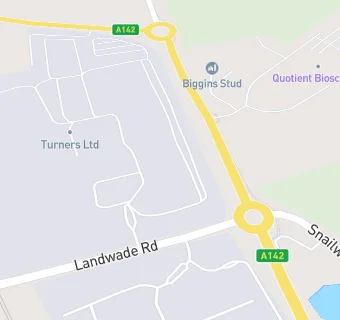 map for Barleycorn Canteen At Turners