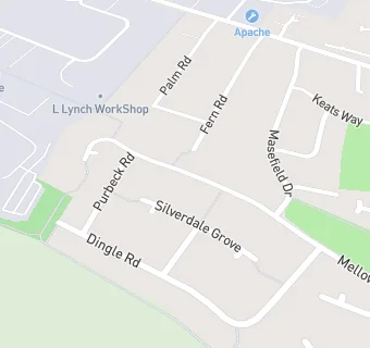 map for Rushden Park Nursing Home