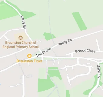 map for Braunston Village Hall