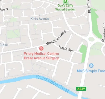 map for Brese Avenue Surgery