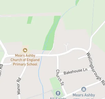 map for ABM @ Mears Ashby C Of E School