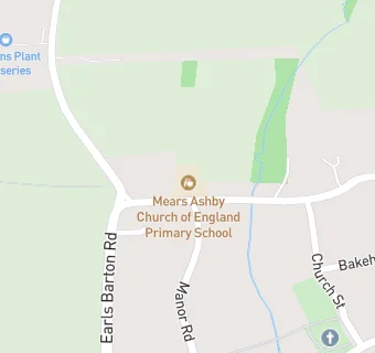 map for Mears Ashby Church of England Endowed School