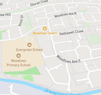 map for Woodloes House