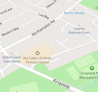 map for Our Lady's Catholic Primary School