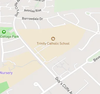 map for Trinity Catholic School