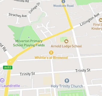 map for Whittle’s at Binswood