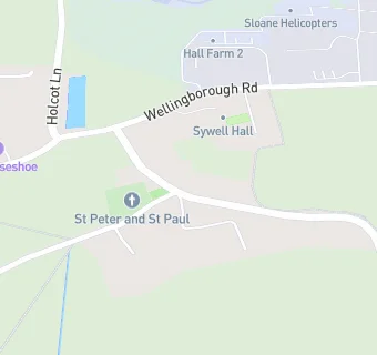 map for Sywell Village Hall