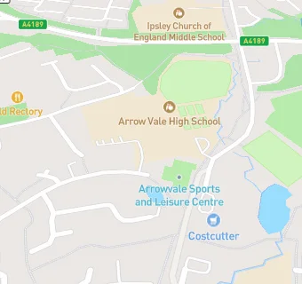 map for Arrow Vale Community High School - A Specialist Sports College