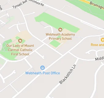 map for Shire Services At Webheath First School Academy