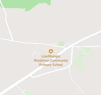 map for Llanfihangel Rhydithon C.P.