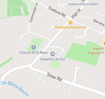 map for IXWORTH VILLAGE HALL