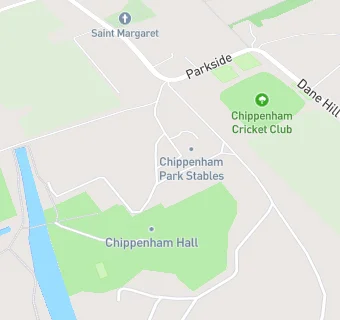 map for Chippenham Bowls Club