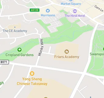 map for Friars Academy