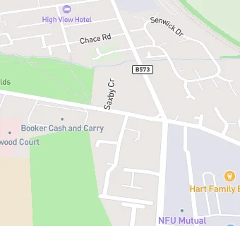 map for Bupa Dental Care, Wellingborough