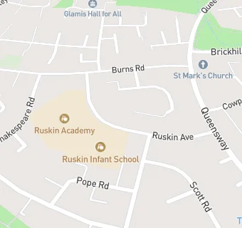 map for Ruskin Academy Breakfast Club