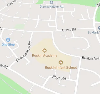 map for Ruskin Infant School & Nursery