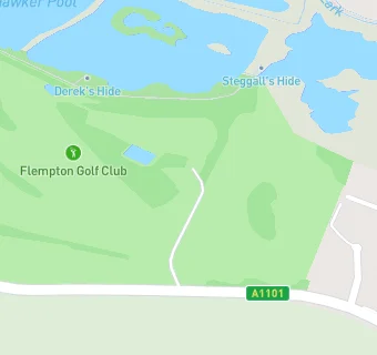 map for Flempton Golf Club