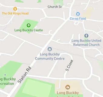 map for Long Buckby Community Centre