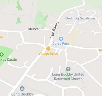 map for Long Buckby Pharmacy