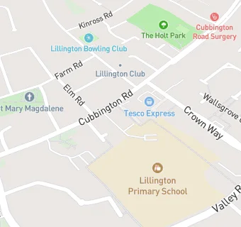 map for Lillington Pharmacy