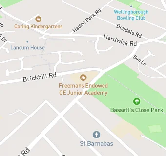 map for Freemans Endowed Church of England Junior Academy