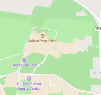 map for Pre Prep Culford School