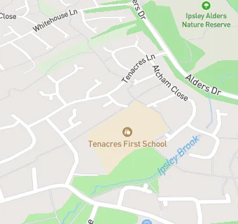 map for Tenacres Little Folks Pre-school