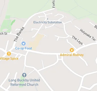 map for Long Buckby Dental Surgery