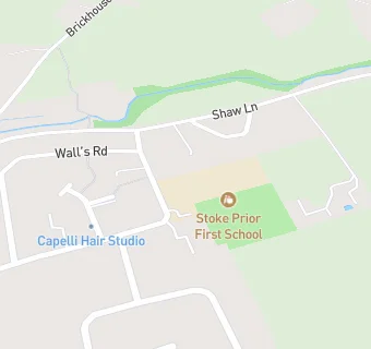 map for Stoke Prior First School