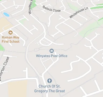 map for Knights Winyates Pharmacy