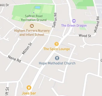 map for Mydentist, High Street, Higham Ferrers