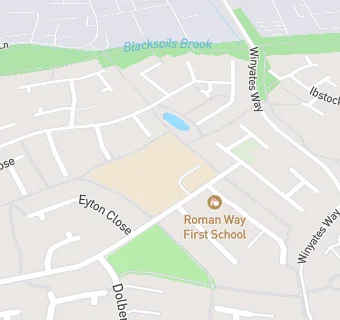 map for Sneakers At Roman Way First School