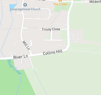 map for Trinity Hall B & B