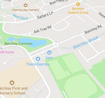 map for Batchley Road Fish Bar