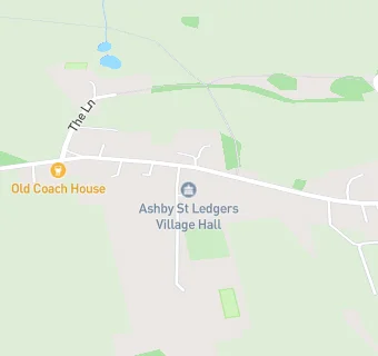 map for Ashby St Ledgers Village Hall Trust