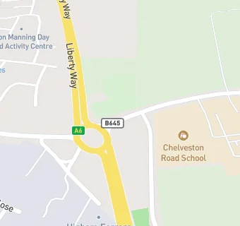 map for Chelveston Road School