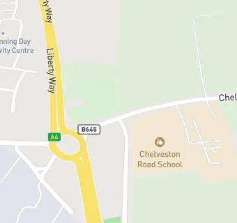 map for Chelveston Road School