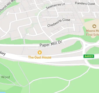 map for The Oast House