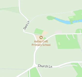 map for Astley CofE Primary School