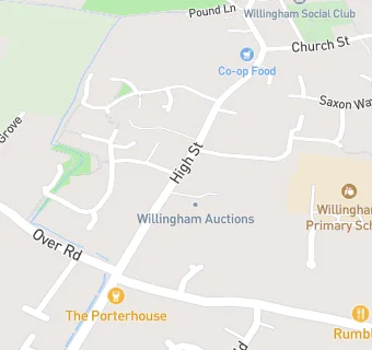 map for Willingham Auctions Cafe