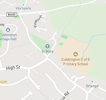 map for Educaterers Ltd at Cubbington C E Primary School