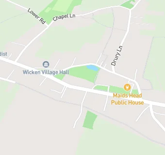 map for Wicken Village Hall